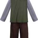 ReliBeauty Kids Colonial Costume Boys Victorian Costume for Boys 130