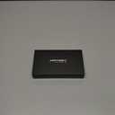 Weekly Pill Organizer 1 Time a Day  Travel Pill Case 7 Day, Small Pill Box 8 Compartments Push Open, with Color Slots, Medicine Organizer for Fish Oil, Vitamins, with Wrist Lanyard, BPA Free, Black