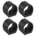 Uxcell Chair Glides Tubing Pipe Foot Round U-Shape Plastic Caps 20mm and 28mm Dia 40 pcs