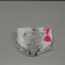 Women Kitty Cat Ears Headband, Cat Bow Ears Kitty Bow Headband for Halloween Cosplay Birthday Party Costume (Rose Red)