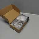 Chibery 10 Pack 1/4" Small Overlay 4D Concealed Hinges for Face Frame Door, Soft Close On/Off Switch, Self Closing, 105 Open Angle Concealed Stainless Steel Hinges for Framed Cabinet, Satin Nickel