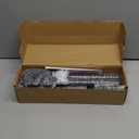 Livabber Industrial Pipe Clothes Rack, Heavy Duty Detachable Iron Garment Rack Wall Mounted, Rustic Saving Space Clothes Bar Multi-Purpose Hanging Rod for Bedroom, Closet, Black (60 Inch)