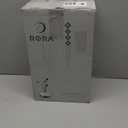 Mozeo Glass Semi-automatic Tea Set Wooden Glass Tea Set Water Diversion Rotating Cover Bowl Lazy Tea Maker Teapot Kungfu Fu teacup (Glass Clear Handle Teapot A)