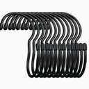 12pcs Metal S Hook Hooks 90 Degree Twist Angled Hooks Purse Hangers for Purse Jeans Plants Pots Pans Cups Towels and Bags