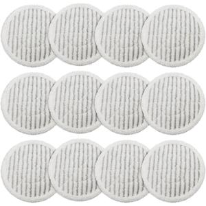 12 Pack S8201 Replacement Steam Mop Pads for Shark S7001 S8001 S7201 S7000AMZ S7000 S7005 S7020 S7001C S7000C Steam Mop, Steam & Scrub All-in-One Scrubbing Mop Pads, for Model XKITP7000
