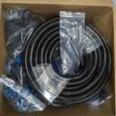 MIXC 230FT Quick-Connect Drip Irrigation System Kit, Automatic Garden Watering System with 1/4" & 1/2" Fast-Lock Tubing - Adjustable Nozzles & Sprinklers for Garden, Greenhouse, Lawn, Potted Plants