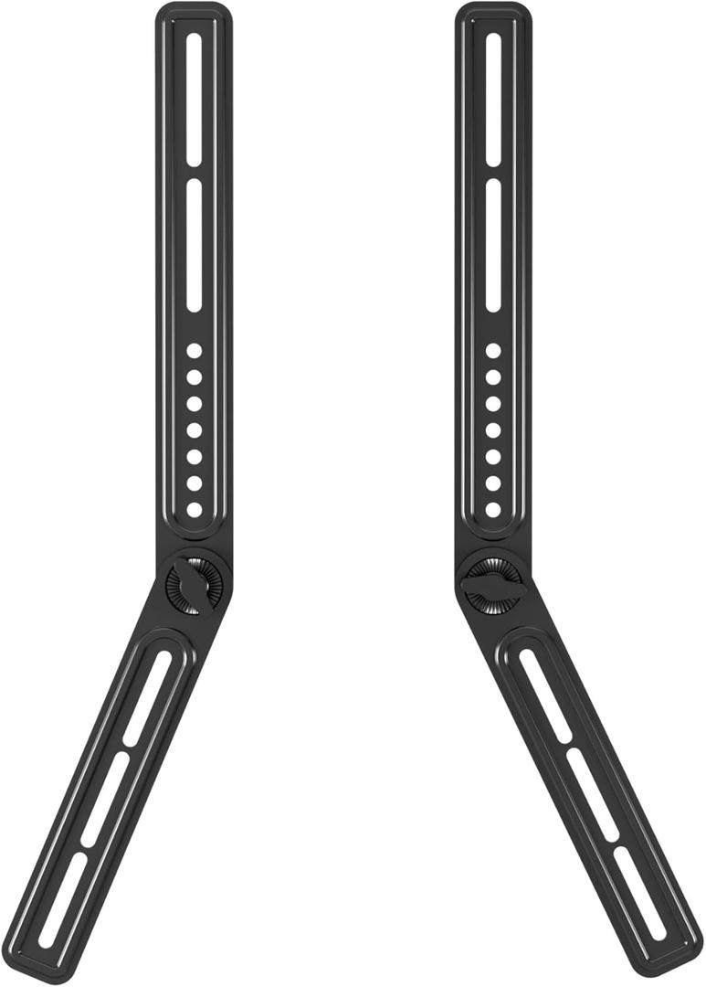 Universal Sound Bar Mounts Fits Most 23 to 65 Inch TVs Soundbar TV Mount Bracket Above or Under TV, up to 22 lbs SBR302
