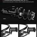 PROEZE Front Strut Assembly for 2007-2012 Caliber, Shock Absorber Front with Coil Springs Replace 172367 172368, Driver and Passenger Side, 2PCS