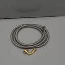 Hydro Master Braided Stainless Steel Dishwasher Connector with Elbow 72 inches 3/ 8" Comp x 3/ 8" Comp