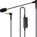 Cable Boom Microphone - Volume Control for PlayStation PS4 or Xbox One Controller, PC - Boompro Gaming Mic Compatible with Audio Technica ATH-M50x, ATH-M40x, ATH-M70x Headphones 150CM
