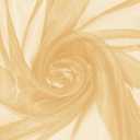 P Pothuiny Sheer Organza Fabric by The Yard, 10 Yards x 60 Inch Wide Bridal Champagne Organza Tulle Fabric Roll Shiny Gauze Fashion Dress Sewing Craft for Wedding Party Decorations Backdrop