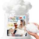 Welacer Pillow Stuffing 2.3lbs/36.8oz, Polyfill Stuffing for Stuffed Animals, Crafts, DIY Plush Toys, Back Cushions, Cloud Decoration, All-New Material Premium White Polyester Filling for Crochet