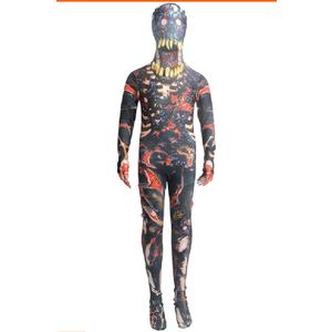 Quenny Halloween Children's Cosplay Horror Zombie Tights, Children's Halloween stage performance costumes, M