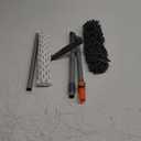 Chabatree Window Squeegee Cleaner Set 2-in-1 Window Cleaning Tool with Extendable Pole, Window Cleaning kit with Bendable Head for Indoor & Outdoor Glass for Car Indoor Outdoor High WindowsKit1.0