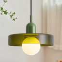 Glass Pendant Light Vintage Hanging Light Fixture Modern Kitchen Island Mid Century Modern Lamp Green