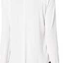 prAna womens Foundation Long Sleeve Crew Neck Top (White, XL)