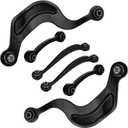6Pcs Rear Upper Control Arm w/Ball Joint for Chevy Traverse 2009-2017 Buick Enclave 2008-2017 GMC Acadia Limited 2017 Saturn Outlook 2007-2010 Forward Lateral Rearward Arms Suspension Kit K641887