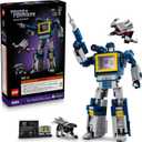 LEGO Icons Transformers: Soundwave - Building Set W/Sound Effects for Adults, 18+ - Model Kit W/Ravage & Laserbeak Figures - DIY Home Decor - Collectible Gift Idea for Sci-FI & Movie Fans - 10358