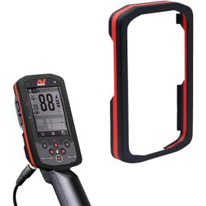 Controller Case for MINELAB Manticore Remote Bumper Anti-Collision Shockproof Durable Protective Case with Precise Cutouts for Power Button Metal Detector Accessories (Black + Red)
