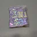 2 x Hiroyuki Iridescent Makeup Bag, 14 inches Cosmetic Bag, Large Capacity Travel Pouch (Skin, purple)