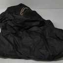 QH.HOME Fire Pit Cover Round Super Waterproof, 48" D X 24" H Outdoor Round Firepit Cover 600D Strong Tear Resistant, UPF 50+ Fire Pit Covers Premium Fading Resistant for Outdoor Fire Pit - Black