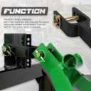 Camoo Versatile Quick Hitch Adapter Used to Adjust Top Link Bracket Movements Fit for Category 1, 3-Point Quick Hitch