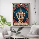 WUSARPLY Skull Diamond Painting Kits for Beginner Adults, 11.8x15.8 inches