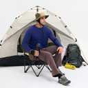 baleaf Men's Hiking Pants Ripstop Lightweight Cargo Waterproof Travel Pants Quick Dry with Zip Pockets UPF 50+ Work (L)