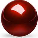 Perixx Peripro-304 Trackball, 2.17 Inch Large Replacement Ball for Periboard and Kensington Mouse, Glossy Red, 18033