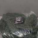 Christmas Cedar Garland Realistic with Lights - Cypress Decorations 9ft for Mantle Lighted Faux Pine Garlands for Xmas Home Decoration Indoor Stairs Railing Fireplace 9 Ft Outdoor Prelit Door Decor