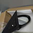 Passenger Right Side Mirror for Mazda 3 2010 2011 2012 2013 Manual Folding Paintable Power Side Door Rear View Mirror Assembly Set,Black