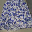 CHICGAL Summer Dresses for Women Beach Cover Ups Strapless Boho Floral Print Sundress, L