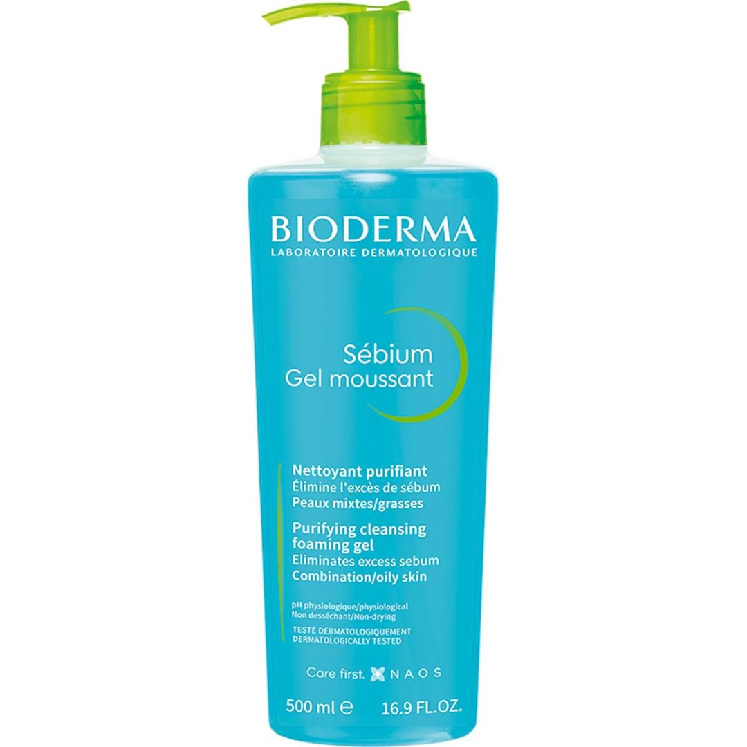 Bioderma - Face Cleanser - Sbium - Makeup Removing Cleanser - Skin Purifying - Face Wash for Combination to Oily Skin (16.7 Fl Oz (Pack of 1))