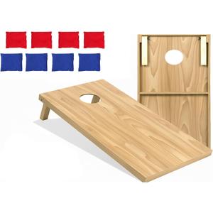 Cornhole Board Set&Toy Corn Hole Game Set for Adults/Kids