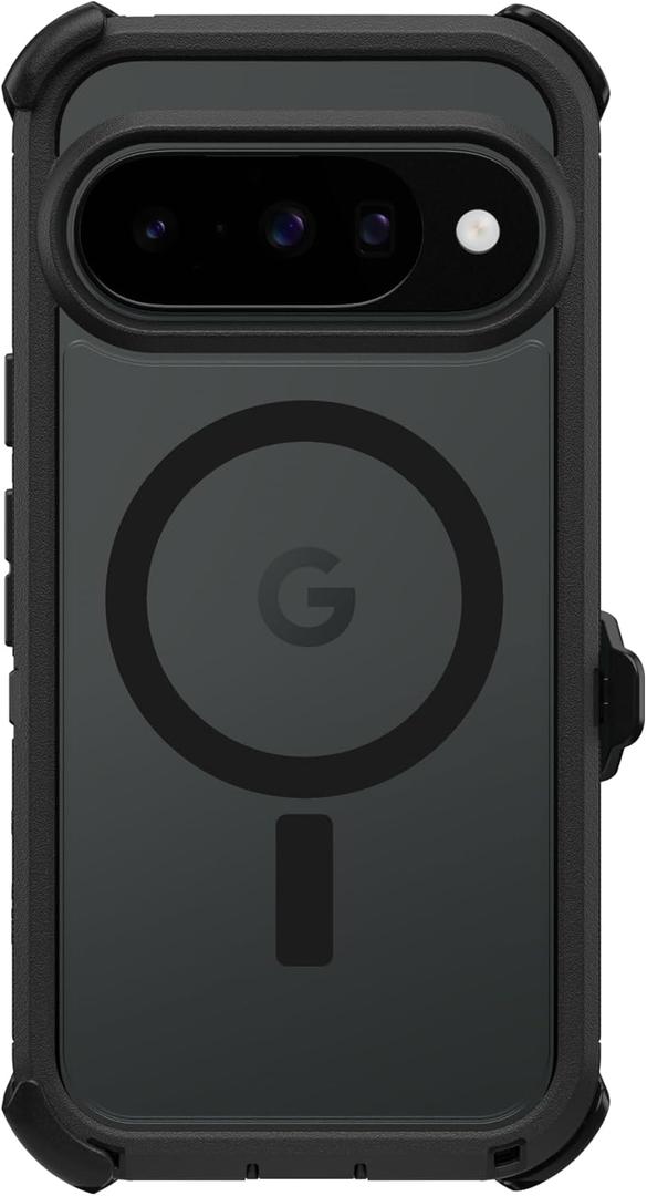 OtterBox Defender Series Pro XT Case with Pixelsnap for Google Pixel 10 & Pixel 10 Pro - Dark Side Black