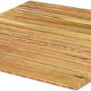 Wooden Threshold Ramp for Home Steps, 8" Rise Doorway Ramp with Non-Slip Grooves, Door Ramp for Wheelchair/Walker/Cart/Scooter, (31.4 W*8.0" H, Solid Pine Wood, 600LBS Capacity)