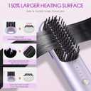 New Go Brush Pro 2026 Cordless Hair Straightener Brush, 280M Dual-Pole Ions, 1-Min MCH Fast Heat, 4000mAh 45-Min Runtime,TSA Mini& Travel,Auto Shut-Off,121 Teeth For Anti-Scald Frizz-Free Salon Smooth