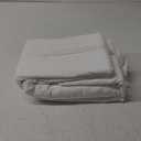 UGG Queen Sheet Set 4-Piece Luxury Cooling Sheets Deep Pockets Premium Bedding with 2 Pillow Shams Hypoallergenic Machine Washable Soft Lightweight Bed Set for Bedroom, Queen, White (Hedi)