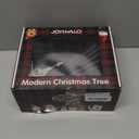 Joyhalo Tabletop Christmas Trees, Set of 3 Frosted Christmas Trees Indoor Xmas Decoration Centerpieces for Table, Mantel, Holiday, Party and Home Decor, Black