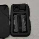 Aulumu G03 Carbon Fiber Magnetic Wallet Card Holder | Magnetic Wallet Compatible with MagSafe | Multi Function - Mobile Phone Stand/Grip | Bottle Opener | RFID Shielding Card