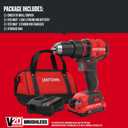 CRAFTSMAN V20 Cordless Drill/Driver Kit, 1/2 inch, Battery and Charger Included (CMCD710C1)