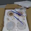 Zubebe 4 Sets Christmas Paint Your Own Mugs Craft Kit, Xmas Ceramic to Paint, Christmas Snowman DIY Mugs for Adults, Festive Coffee Tea Cup with Painting Set for Family Xmas Craft Office Gift