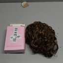 12 Inch Clip in Ponytail, Claw Clip Ponytail Extension, Curly Pony Tails Hair Extensions, Natural Synthetic Hair Extensions Ponytail, Clip On Ponytails for Women, Brown