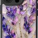 DEENAKIN for iPhone 14 Pro Max Case Cute,Aesthetic Floral Hard Shell Cover | Compatible with Magsafe,Trendy Unique Cool Retro Western Coquette Protective Slim Phone Cover for Women Girls
