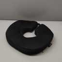 Feagar Donut Pillow for Tailbone Pain Relief - Hemorrhoid Pillow with Memory Foam for Coccyx, Sciatica, Pressure Sores, Office Chair Cushion for Pregnancy, Postpartum & Surgery Recovery(Black) (Regular)