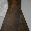 DINZI LVJ Long Wall Shelves, 23.6 Inch Wall Mounted Shelves Set of 2, Easy-to-Install, Wall Storage Ledges with Sturdy Metal Brackets for Living Room, Bathroom, Bedroom, Kitchen, Rustic Brown