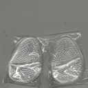 ZUCNANA Ball of Foot Cushions (2 Pairs Gel Shoe Inserts), Heel Inserts for Women, Non Slip Heel Pads, Heel Cushions for Women Foot Pain Relief and Comfort, One Size Fits Any (Clear)