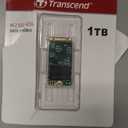 Transcend 1TB M.2 2242 SATA III SSD, Up to 550MB/s, Compatible with Ultrabook, Laptop, PC, Desktop, 3D TLC NAND Flash Internal Solid State Drive, LDPC Error Correction, SLC Cache, B+M Key - MTS425S