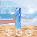 2 Pack Microfiber Thin Beach Towel Lightweight 71x32 Oversized Extra Large Sand Free Towels Quick Dry for Travel Pool Yoga Gym Sports Beach Accessories Vacation Essential Gift (2 Pcs Turtle Shell)