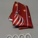 OTOSTAR Christmas Shower Curtain 72" W x 72" L Christmas Tree Winter Snow Snowflake Xmas Bathroom Curtain Set with Hooks for Bathroom Bath Curtain Happy New Year Decoration (Xmas Tree)